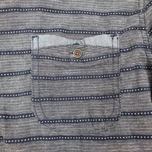 MBX Short Sleeve Blue Pin Stripe Casual Shirt